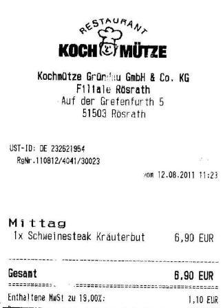 lhag Hffner Kochmtze Restaurant